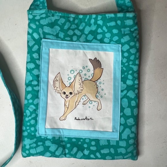 Handmade Fennec Fox Big Ears Crossbody Bag Purse Cute Anime Kawaii Style - Picture 2 of 5